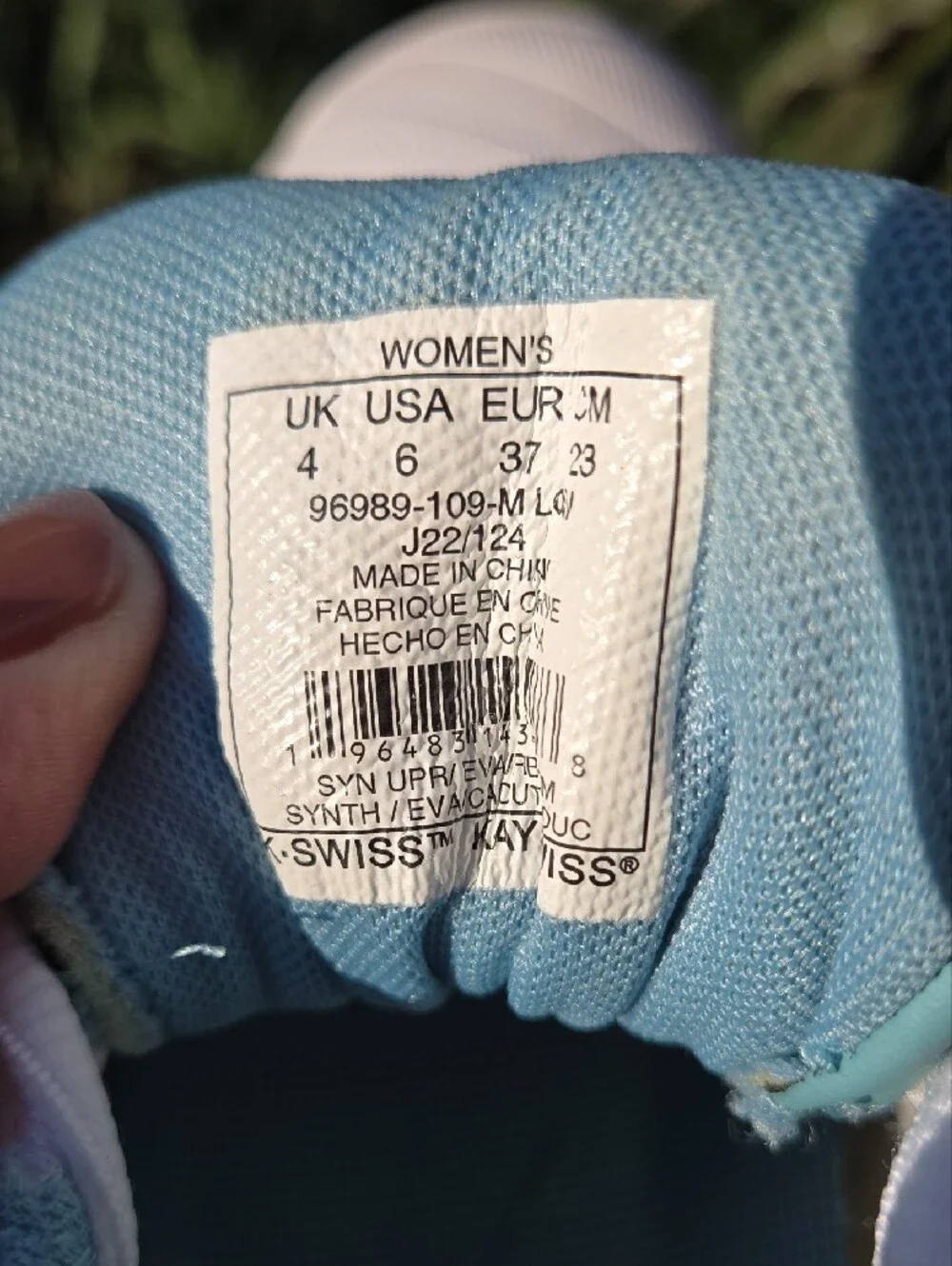 K-Swiss great lightweight